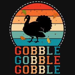 Thanksgiving tshirt design 