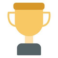trophy flat icon