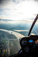 Fototapeta view from airplane obraz