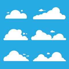 cloud set vector icon - 564452513