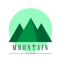 Mountain Outdoor Logo Icon  - 564452567