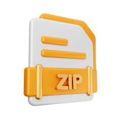 3d file type format icon illustration render