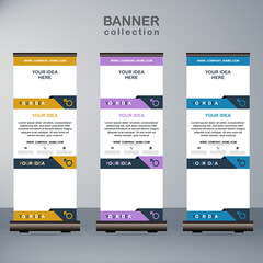 business roll up banner for all company