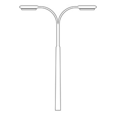 street lighting lamp icon