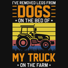 Farmer's typographic tshirt design
