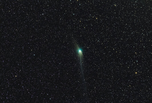 C/2022 E3 (ZTF), a long-period comet from the Oort cloud, photographed on January 25, 2023  with a 135mm lens and cooled camera