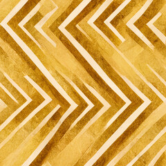 seamless pattern with golden chevron ai