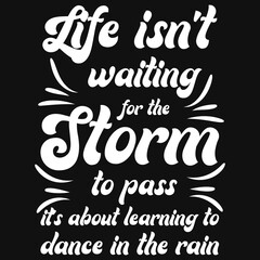 Typographic tshirt design