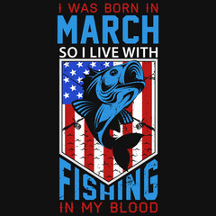 Fishing tshirt design