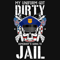 Police tshirt design
