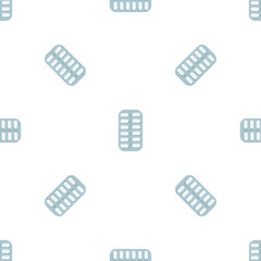 Drug blister pattern seamless background texture repeat wallpaper geometric vector