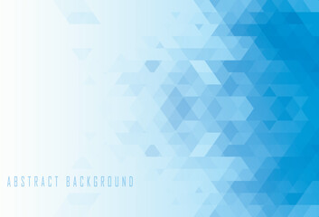 Abstract blue geometric vector shapes eps background