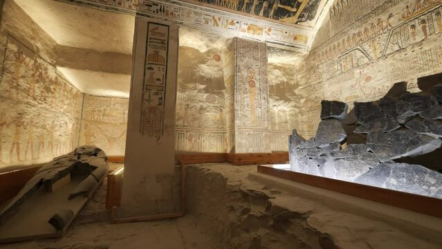 Tomb inside the Valley of the Kings