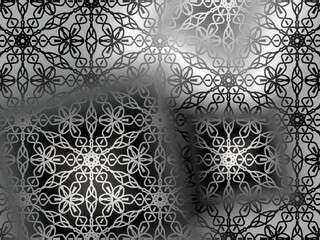 pattern with snowflakes