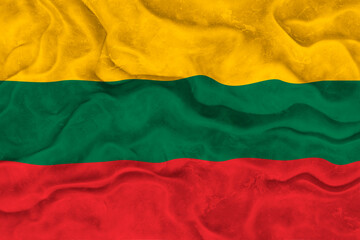 National flag  of Lithuania. Background  with flag of Lithuania.