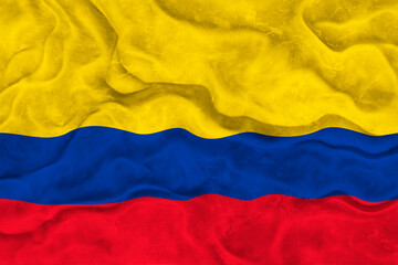 National flag of Colombia. Background  with flag  of Colombia