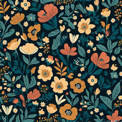 Ditsy floral pattern made by generative ai