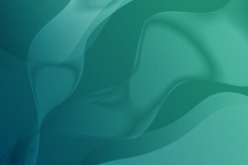 abstract green background with waves