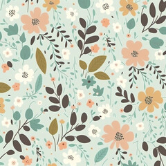Ditsy floral pattern made by generative ai