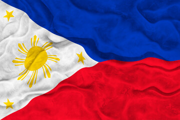 National flag of Philippines.. Background  with flag of Philippines.