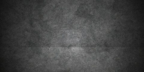 Obraz premium Dark black stone wall grunge backdrop texture background. monochrome slate grunge concrete wall black . Backdrop vintage marbled textured border background. 