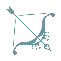 Archery icon logo design