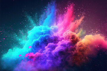 Obraz premium Pastel colors dust background 