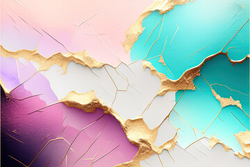 Cracked colorful background