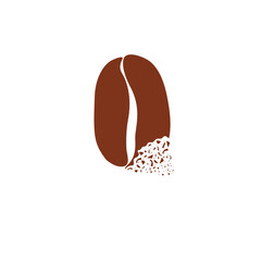 coffee bean explosion seed logo