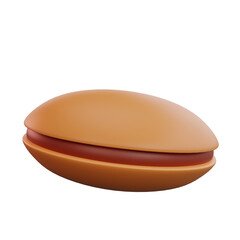 3d illustration of asian food Dorayaki