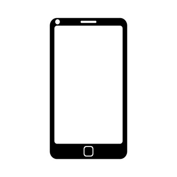 Smartphone icon, phone icon symbol with wide screen vector design illustration