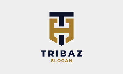 Fototapeta premium Logo minimalism design for industry and business