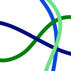 Green Blue Grid Lines Transparent 