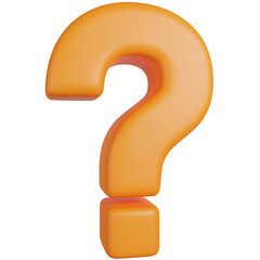 Question Mark 3D Icon