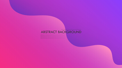  Abstract Modern Background with Fluid Liquid Wave Lines Motion Element and Pink Purple Gradient Color