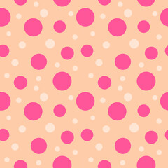 Beautiful and polka dot pattern. This background can be use for decoration, texture, seamless.