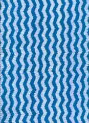 blue zigzag fabric material texture