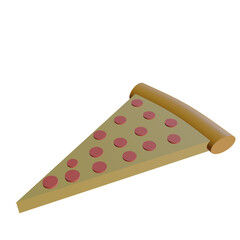 Pizza 3D Render