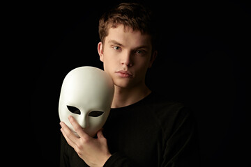 guy with mask