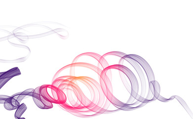 Fondo de humo naranja y morado.