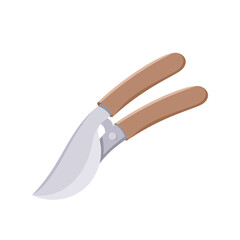 Gardening tools - secateurs. Home decor and gardening concept. Cute isolated vector illustration for product design and decoration