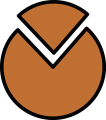 Pie Vector Icon
