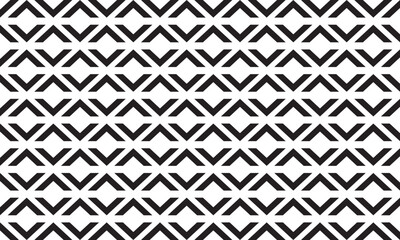 Seamless pattern background geometric with triangle black and white style. Simple background.