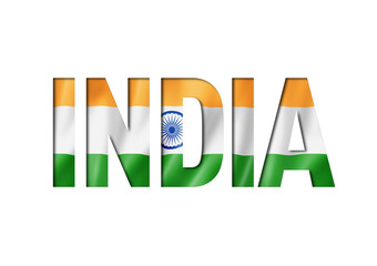 indian flag text font