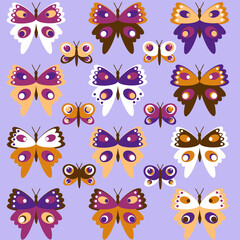 pattern butterfly graphic design print. Digital graphics, suitable for printing, presentations, textiles 