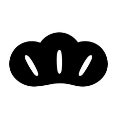 シンプルな松のイラスト　モノクロ