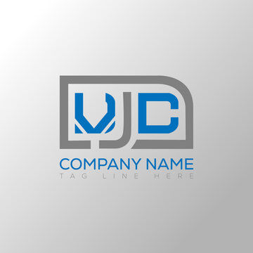 VJC letter logo creative design. VJC unique design.
