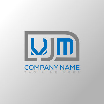 VJM letter logo creative design. VJM unique design.
