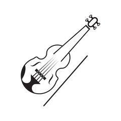 Obraz premium Violin icon