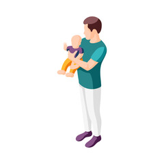Father On Maternity Leave Icon